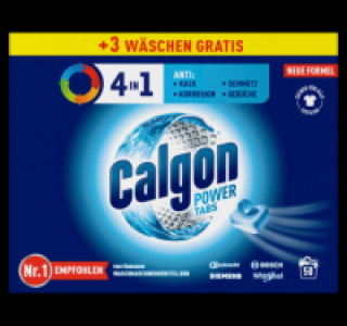 CALGON 4-in-1-Wasserenthärtertabs für die Waschmaschine
