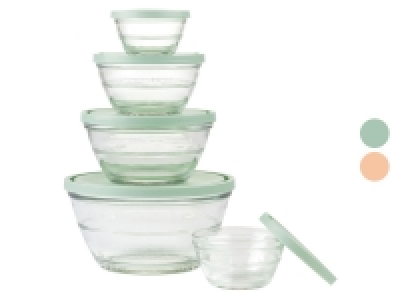 ERNESTO® Glasschüssel-Set, 5 Stück