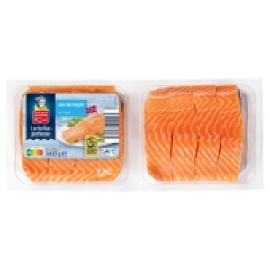 Aldi Süd  GOLDEN SEAFOOD Norwegische Lachsfiletportionen 1 kg