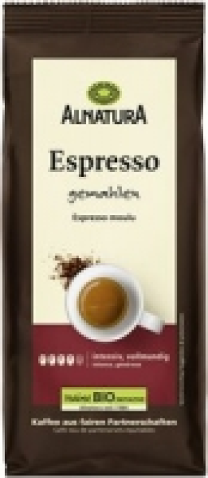 Espresso (gemahlen) 3.99 €