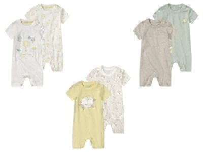 Lidl Lupilu® lupilu® Baby Pyjama, 2 Stück, aus reiner Bio-Baumwolle
