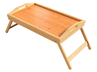 Lidl Livarno Home LIVARNO home Bambus-Bett-Tablett, mit Klappfüßen