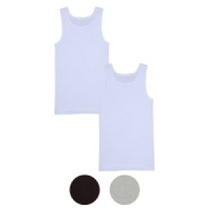 UP2FASHION Herren Feinripp-Unterhemden, 2er-Packung