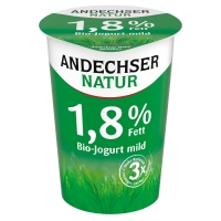 Aldi Süd  ANDECHSER Bio-Joghurt mild 500 g