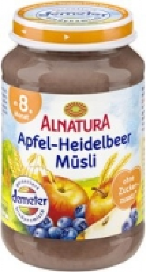 Apfel-Heidelbeer-Müsli 1.09 €