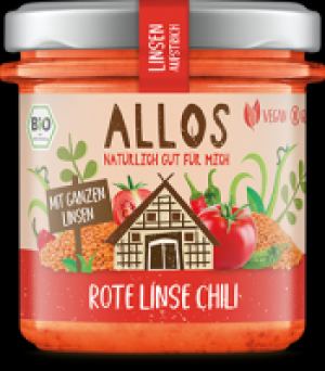Ebl Naturkost  Allos Linsen-Aufstrich Rote Linse Chili