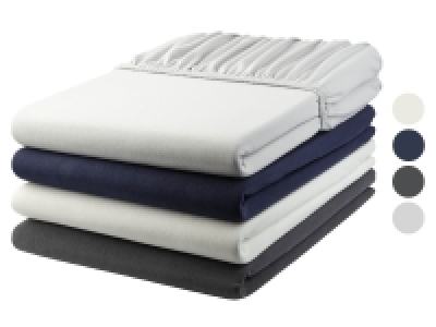 LIVARNO home Bi-Elastic Jersey Spannbettlaken, 90-100 x 200 cm 12.99 €