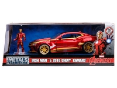 Lidl Dickie DICKIE »Marvel Ironman & 2016 Chevy Camaro«, mit öffnender Motorhaube