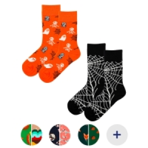 Damen und Herren Crazy Socks, 2er-Set