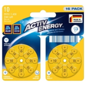ACTIV ENERGY Hörgerätebatterien, 16er-Packung 3.99 €