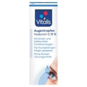 Aldi Süd  VITALIS Augentropfen 10 ml