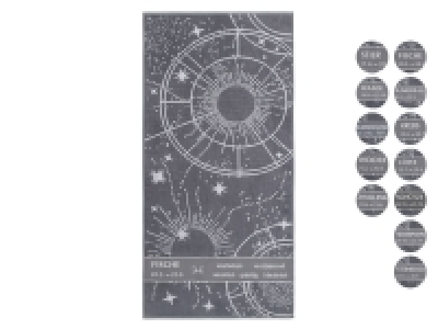 Gözze Saunatuch »Sternzeichen«, reine Baumwolle, 80 x 180 cm 17.99 €