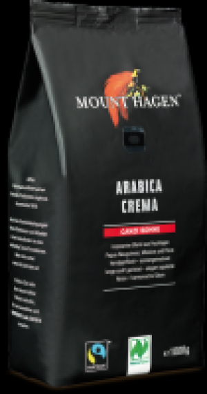 Ebl Naturkost  Mount Hagen Arabica Crema ganze Bohne