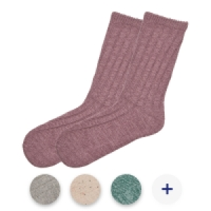 Aldi Süd  UP2FASHION Damen Wollsocken mit Seide