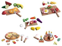 Lidl Playtive Playtive Holz Lebensmittel-Sets, aus Echtholz