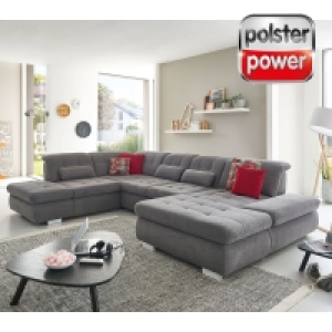 Roller  polsterpower Wohnlandschaft - grau - verschiedene Ausführungen