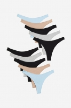 HM  10er-Pack Baumwollslips Thong