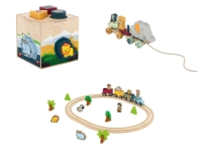 Lidl Playtive Playtive Motorikspielzeug Safari, aus Echtholz