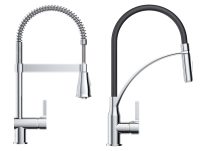LIVARNO home Spültischarmatur, mit Spiralfeder / Gummischlauch 39.99 €