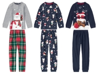 Lidl Lupilu® lupilu® Kleinkinder Jungen Pyjama mit weihnachtlichen Motiven