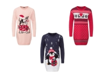 Lidl Pepperts!® pepperts!® Kinder Mädchen Strickkleid mit niedlichem Weihnachtsmotiv