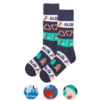 Aldi Süd  ALDIMANIA Damen und Herren Xmas-Socken