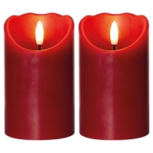 CASALUX LED-Echtwachskerzen, 2er-/4er-Set