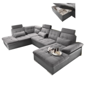 Wohnlandschaft - anthrazit - Liegefunktion - verschiedene Ausführungen 1,699.00 €
