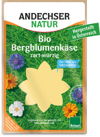 Ebl Naturkost  Andechser Natur Bergblumenkäse in Scheiben