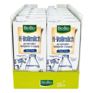 BioBio H-Vollmilch 3,8 % 1 Liter, 12er Pack 14.58 €