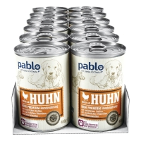Netto  Pablo Hundenahrung Reich an Huhn 400 g, 12er Pack