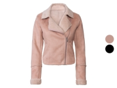 Lidl Esmara® esmara® Damen Bikerjacke aus Lammfellimitat