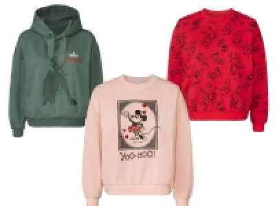 Lidl  Damen Sweatpullover, mit Disney-Motiv, mit Baumwolle