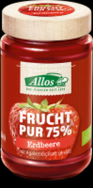 Ebl Naturkost  Allos Frucht Pur 75 % Erdbeere