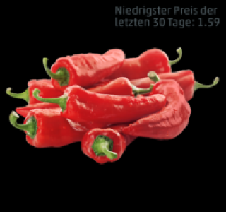 Rote Spitzpaprika 1.59 €
