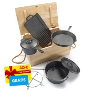 Netto  El Fuego AY 466 Dutch Oven Set, 7-teilig + 30 Filial-Gutschein