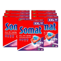 Netto  Somat Geschirrreiniger Tabs All in 1 54 Stück, 7er Pack
