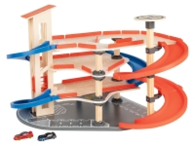 Lidl Playtive Playtive Racers Parkgarage, 4 Etagen, mit 2 Fahrzeugen