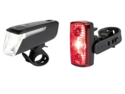 Lidl Crivit CRIVIT Fahrradleuchtenset LED, 90/70/30/15 Lux