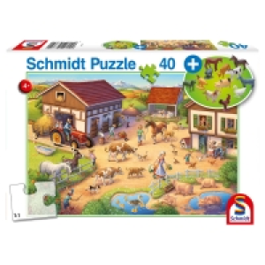 Aldi Süd  SCHMIDT Kinderpuzzle mit Zugabe