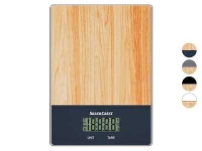SILVERCREST® KITCHEN TOOLS Küchenwaage, mit Elementen in Holzoptik 7.99 €