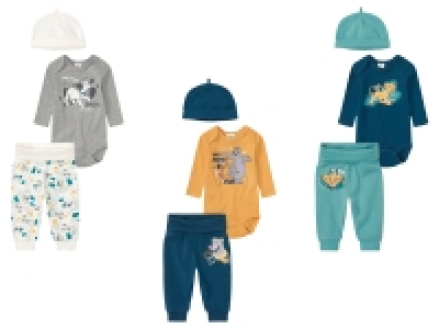 Baby Jungen Set, 3-teilig, mit hohem Bio-Baumwollanteil
