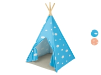 Playtive Kinder Spielzelt Tipi, aus reiner Baumwolle
