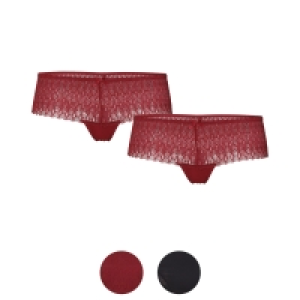 SYLVIE MEIS Damen Slips, 2er-Packung