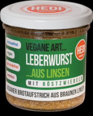 Ebl Naturkost  HEDI Aufstrich Leberwurst aus Linsen mit Röstzwiebeln