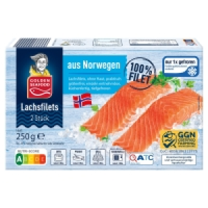 Aldi Süd  GOLDEN SEAFOOD Lachsfilets 250 g