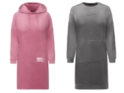 Lidl Esmara® esmara® Damen Nicki Kleid, mit überschnittenen Schultern