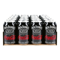 Netto  Jack Daniels & Coca Cola 10,0 % vol 0,33 Liter, 24er Pack