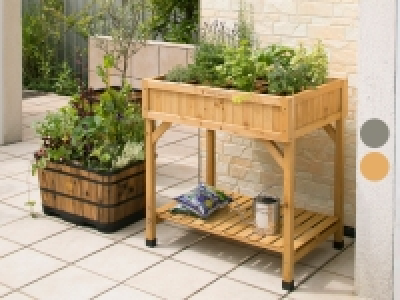 Lidl Veg Trug Veg Trug Kräutergarten »Klassik«, aus Holz, L 78 x B 58 x H 80 cm