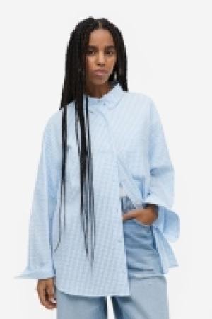 HM  Oversized Bluse aus Seersucker